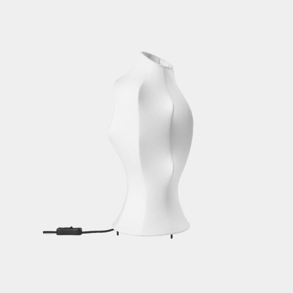 Ferm Living Dae Table Lamp with organic polymer shade and slim iron base