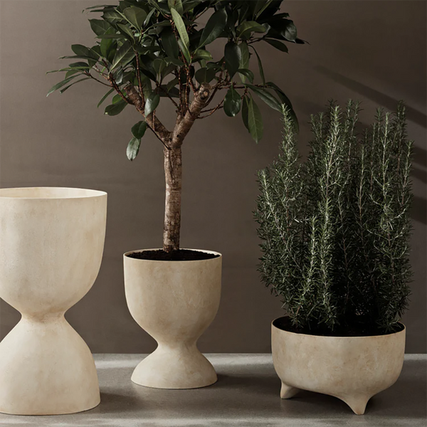 Ferm Living Hourglass Pot, low