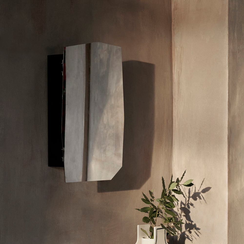 Shard Mirror Cabinet in an entryway used for keys and daily accessories