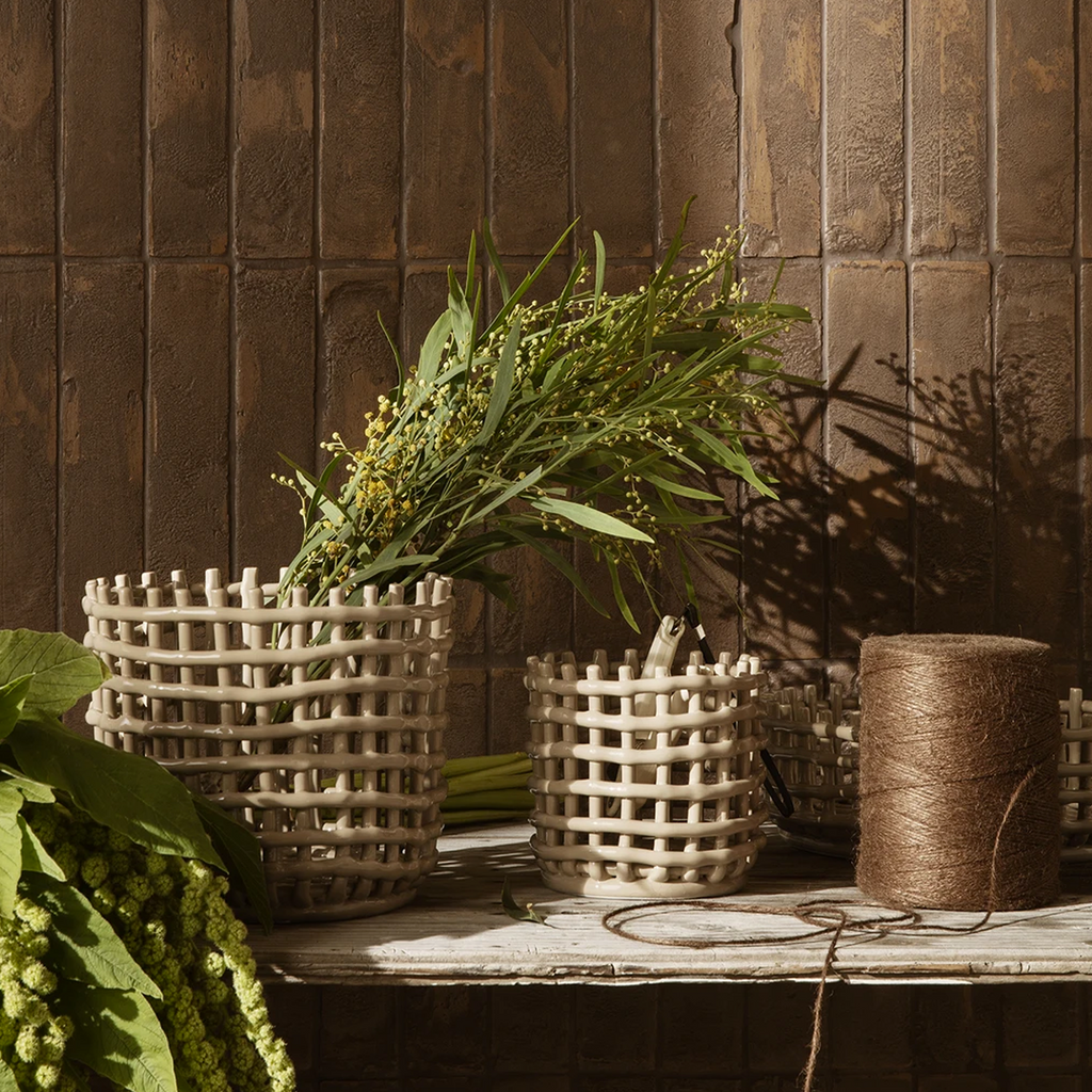 Ceramic Basket, small
