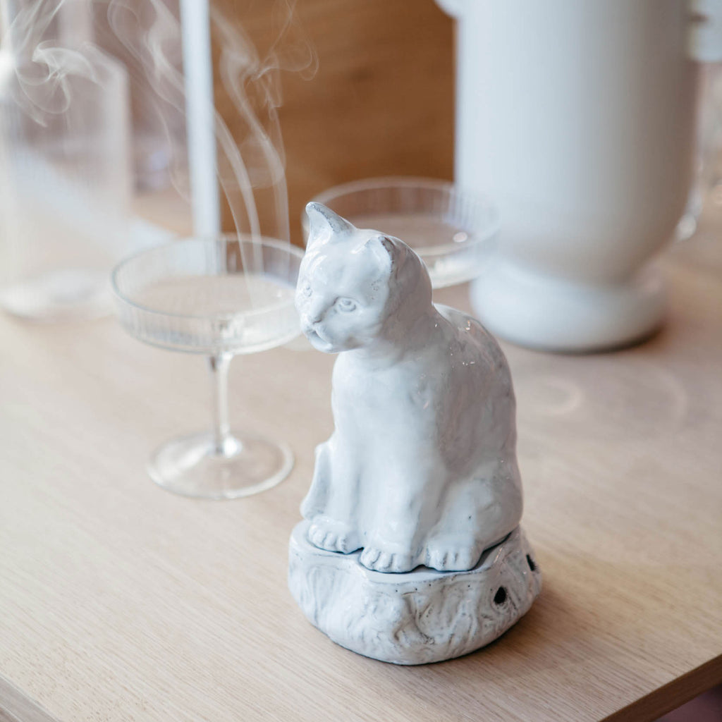 Setsuko Cat Incense Holder