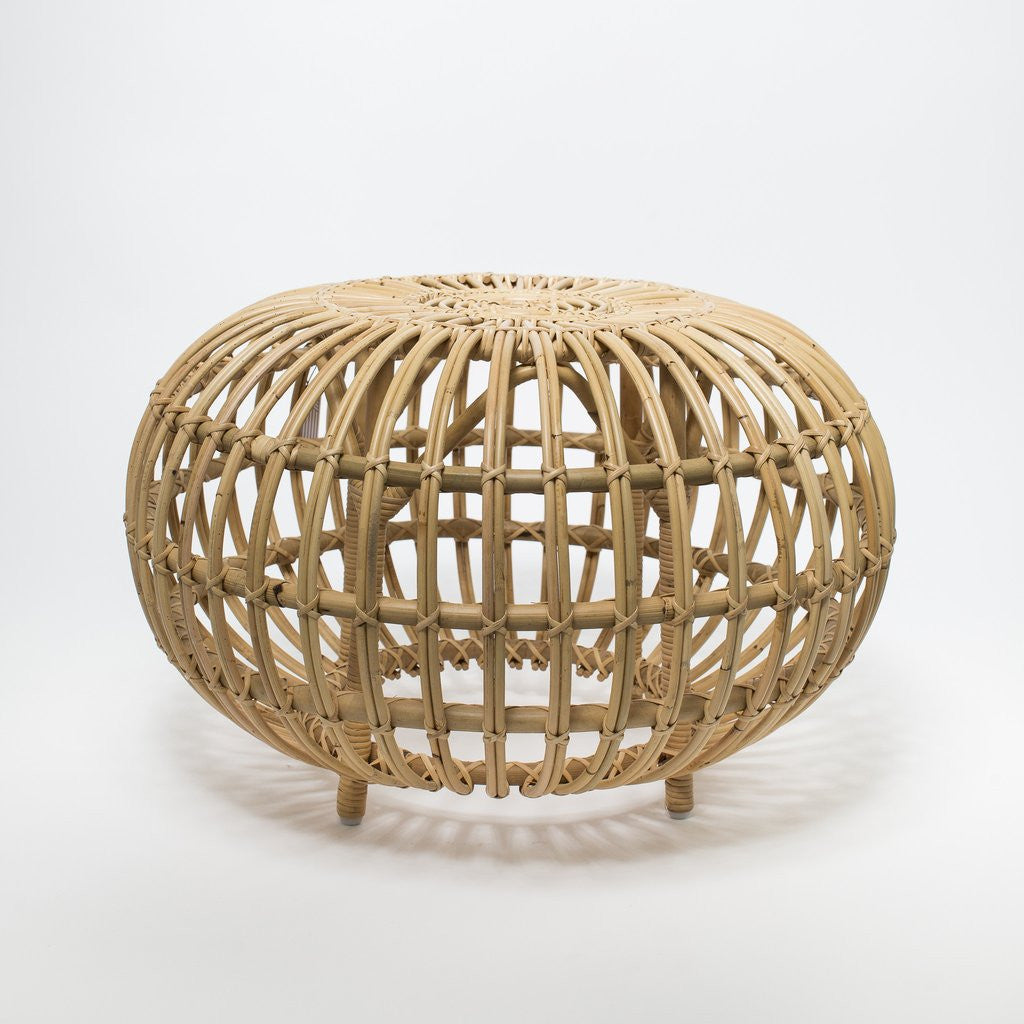Rattan Ottoman