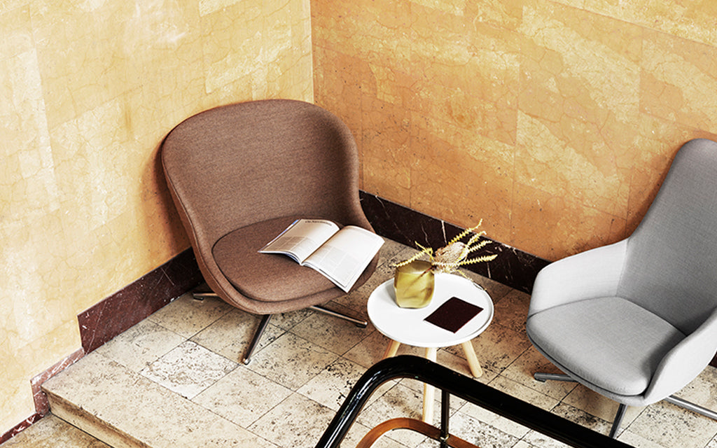 Normann Copenhagen Hyg Chair, swivel base for office at Nannie Inez