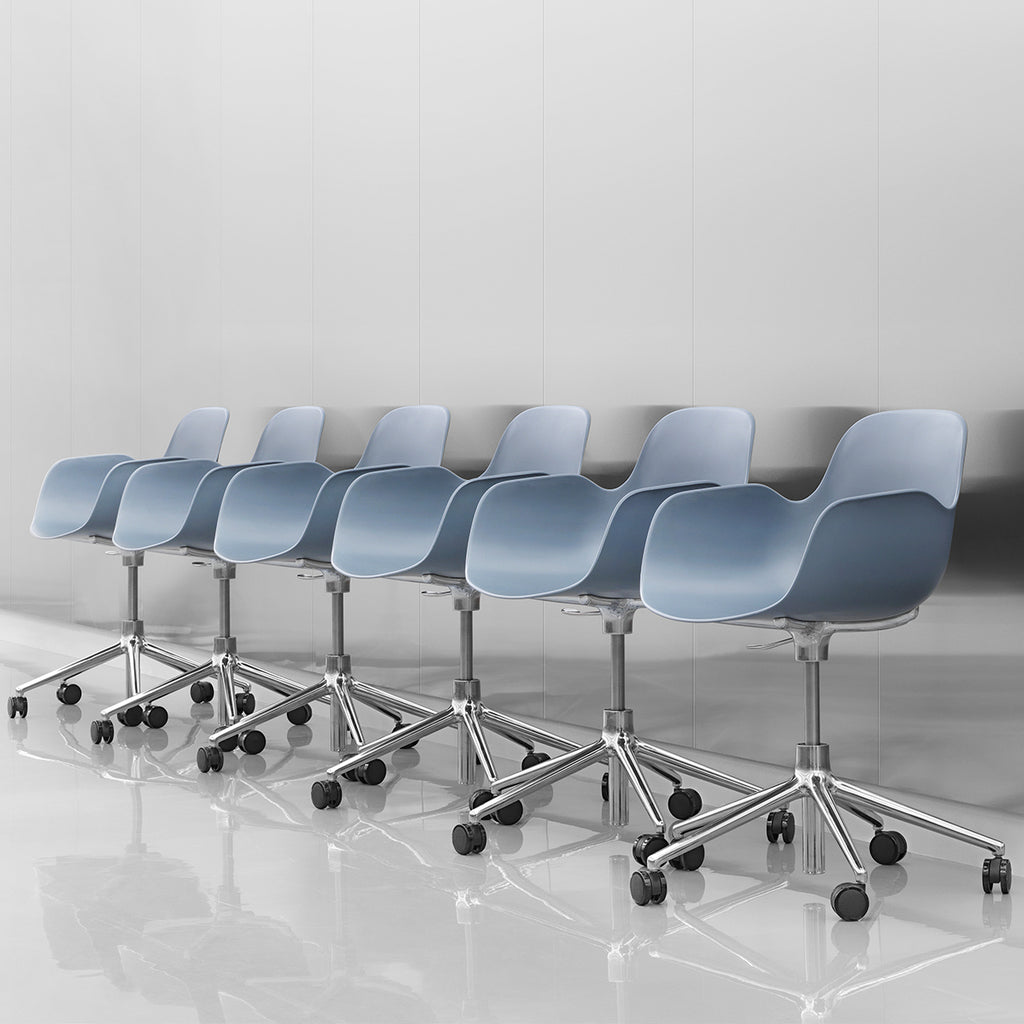 Form Armchair, castor base