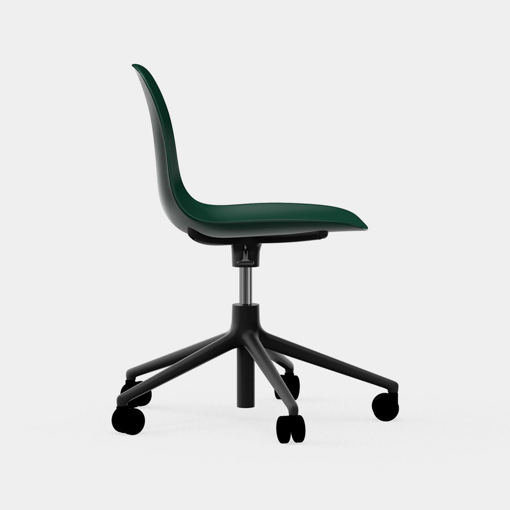 Form Side Chair, castor base