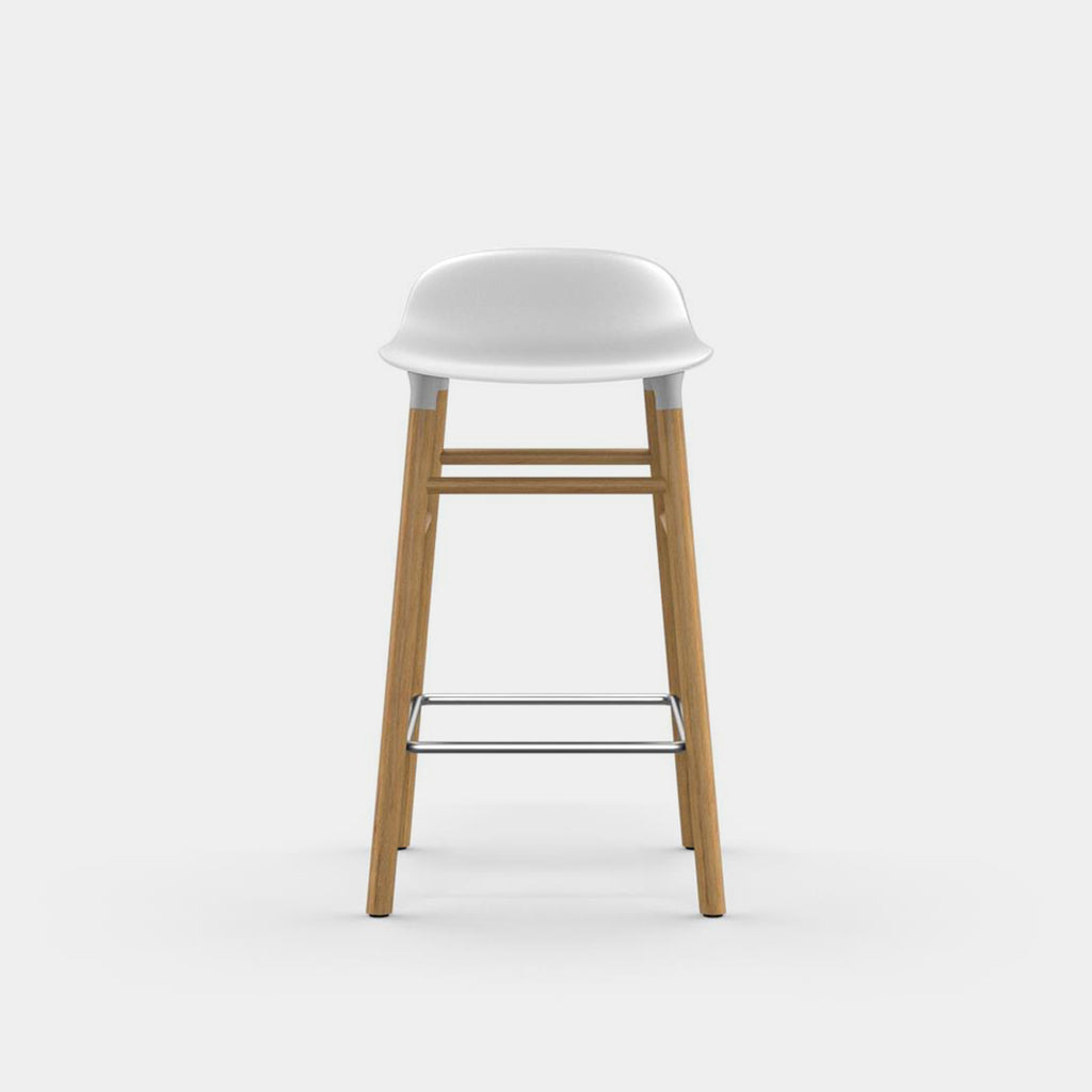 Form Stool, wood legs