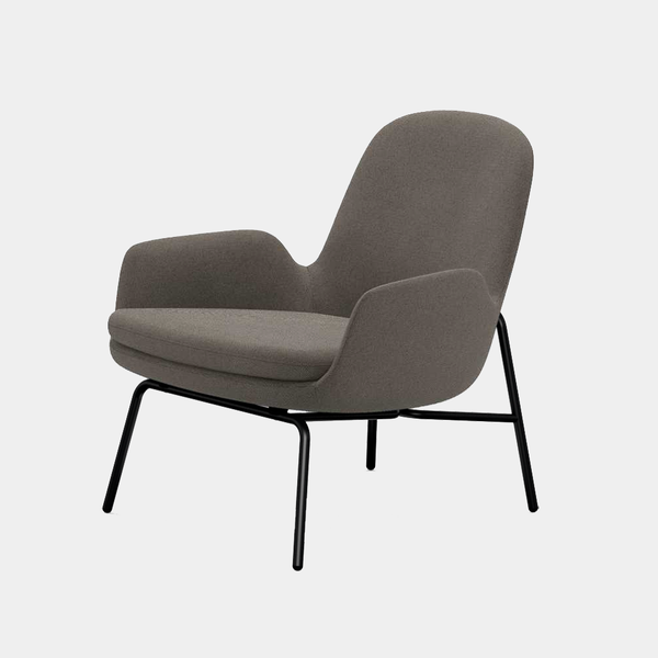 Normann Copenhagen Era Lounge Chair, low, metal legs | Nannie Inez