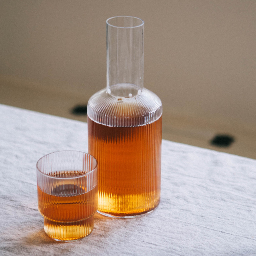 Ripple Glass Carafe