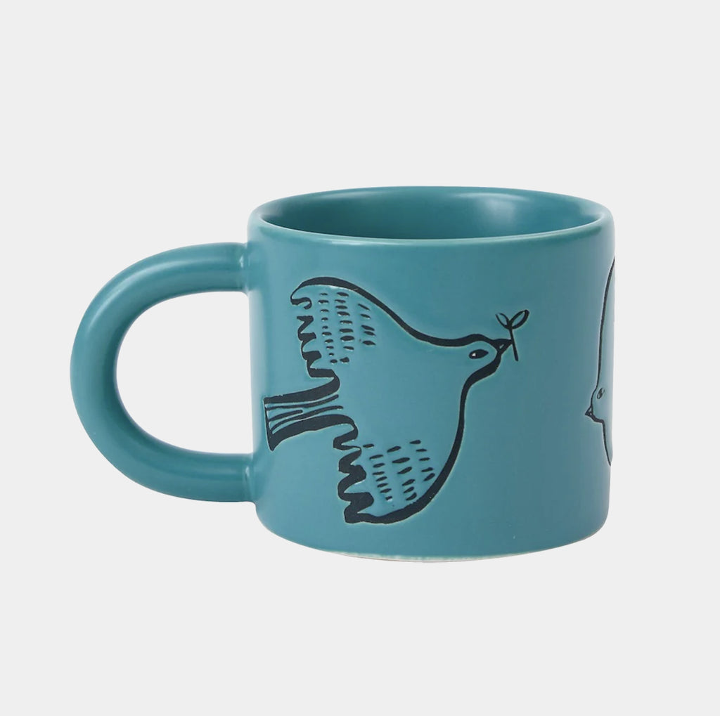 Blue Bird stoneware mug by Donna Wilson