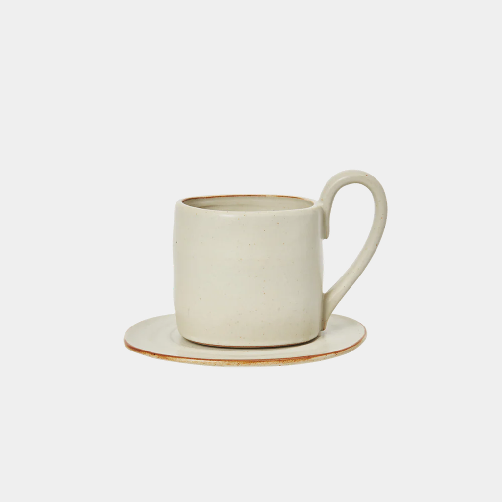 Ferm Living - Flow Mug with Saucer
