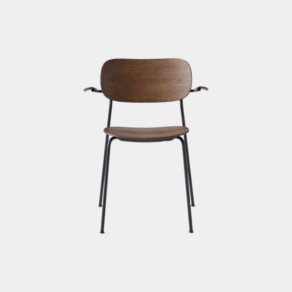 Co Chair, Oak Dining Chair with Armrest