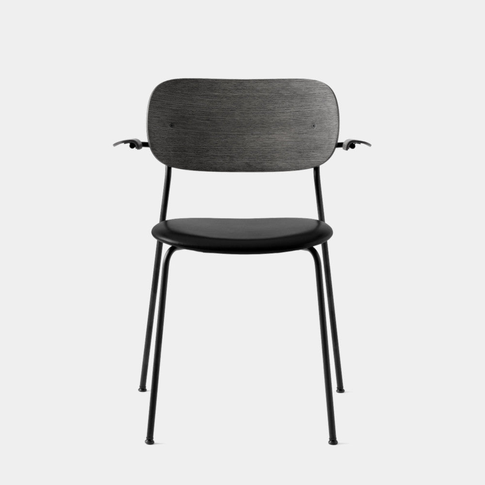 Co Chair, Upholstered Dining Chair with Armrest