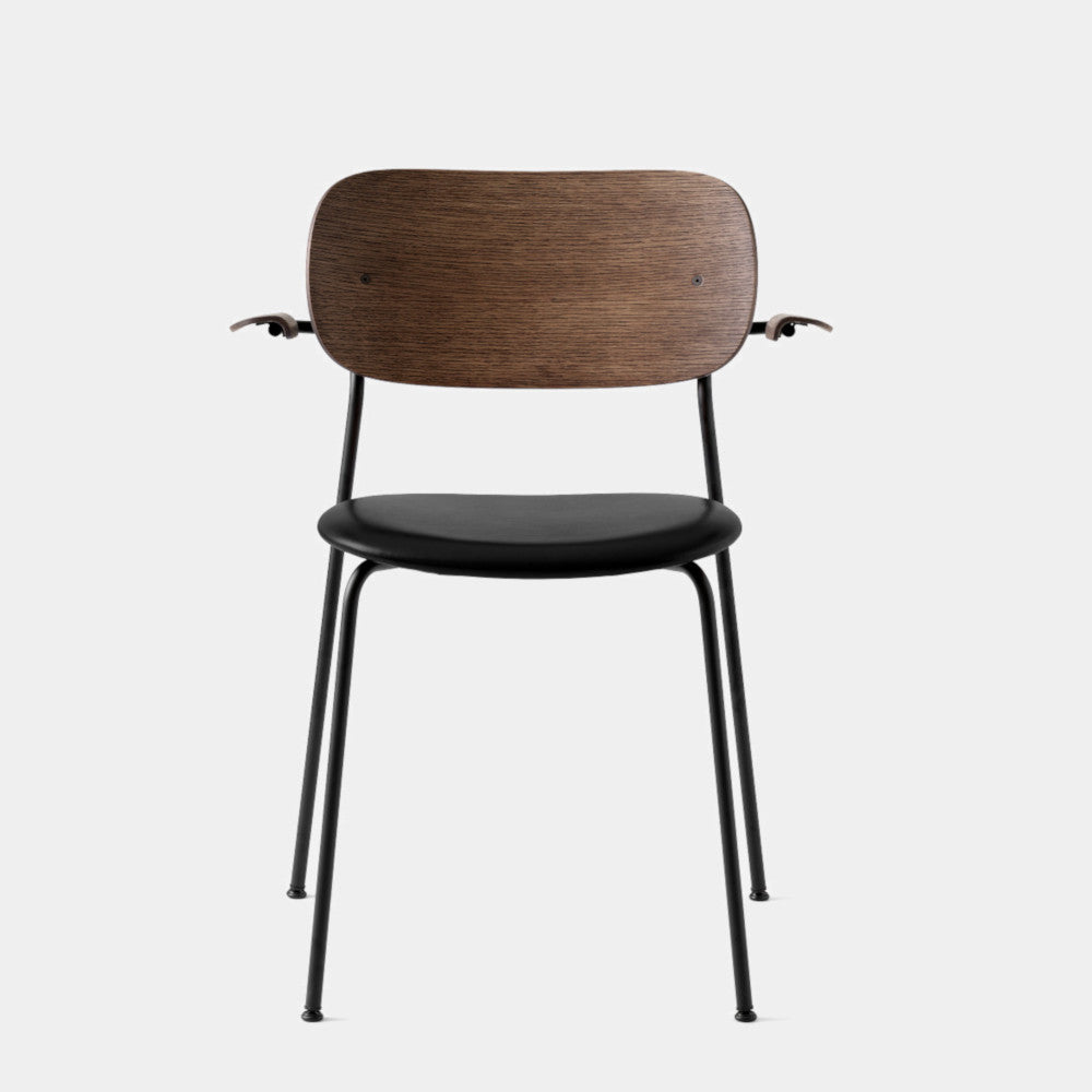 Co Chair, Upholstered Dining Chair with Armrest