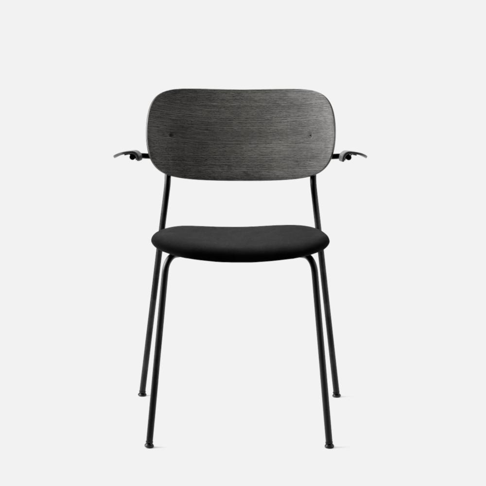 Co Chair, Upholstered Dining Chair with Armrest