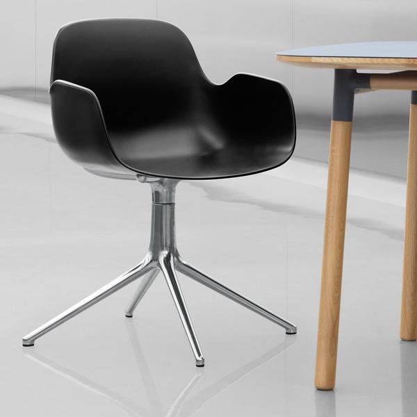Form Armchair, swivel base