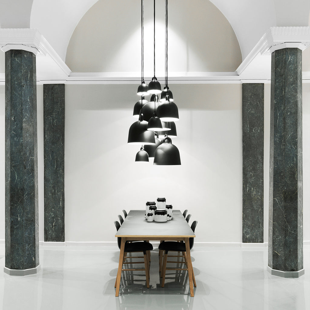 Normann Copenhagen Bell Suspension Lamp Medium White