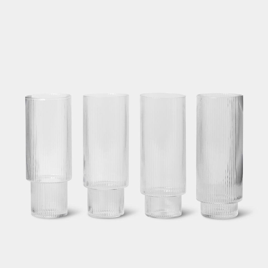 Ripple Long Drink Glass Set