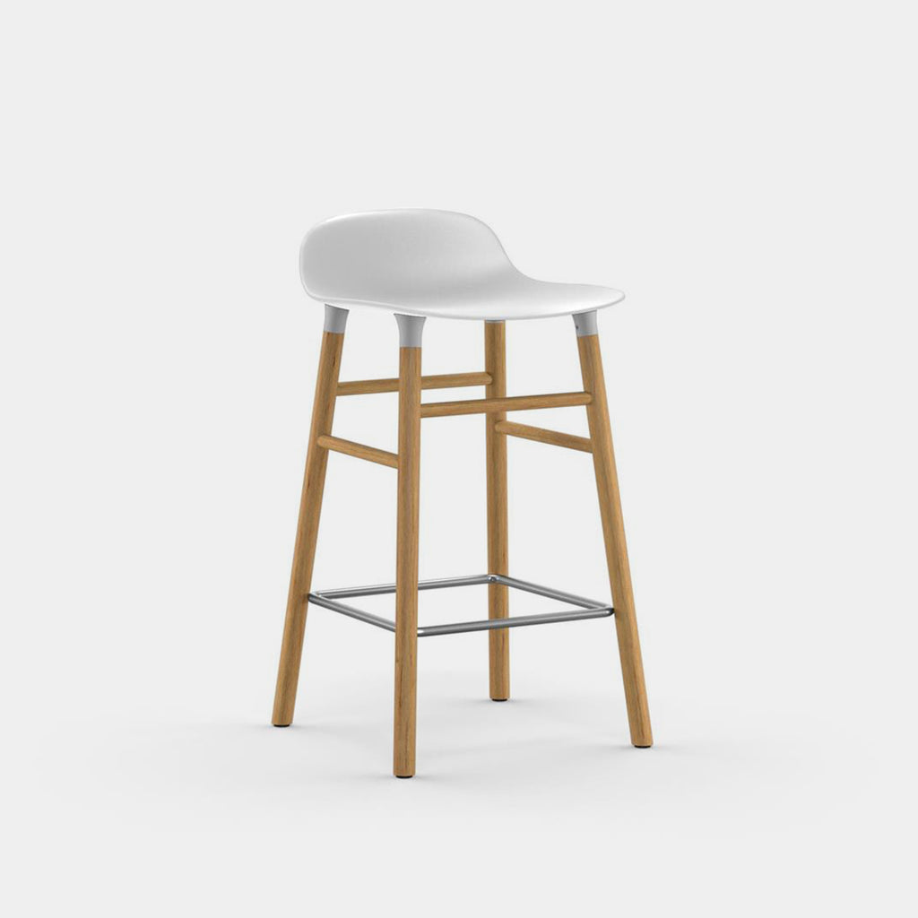 Form Stool, wood legs