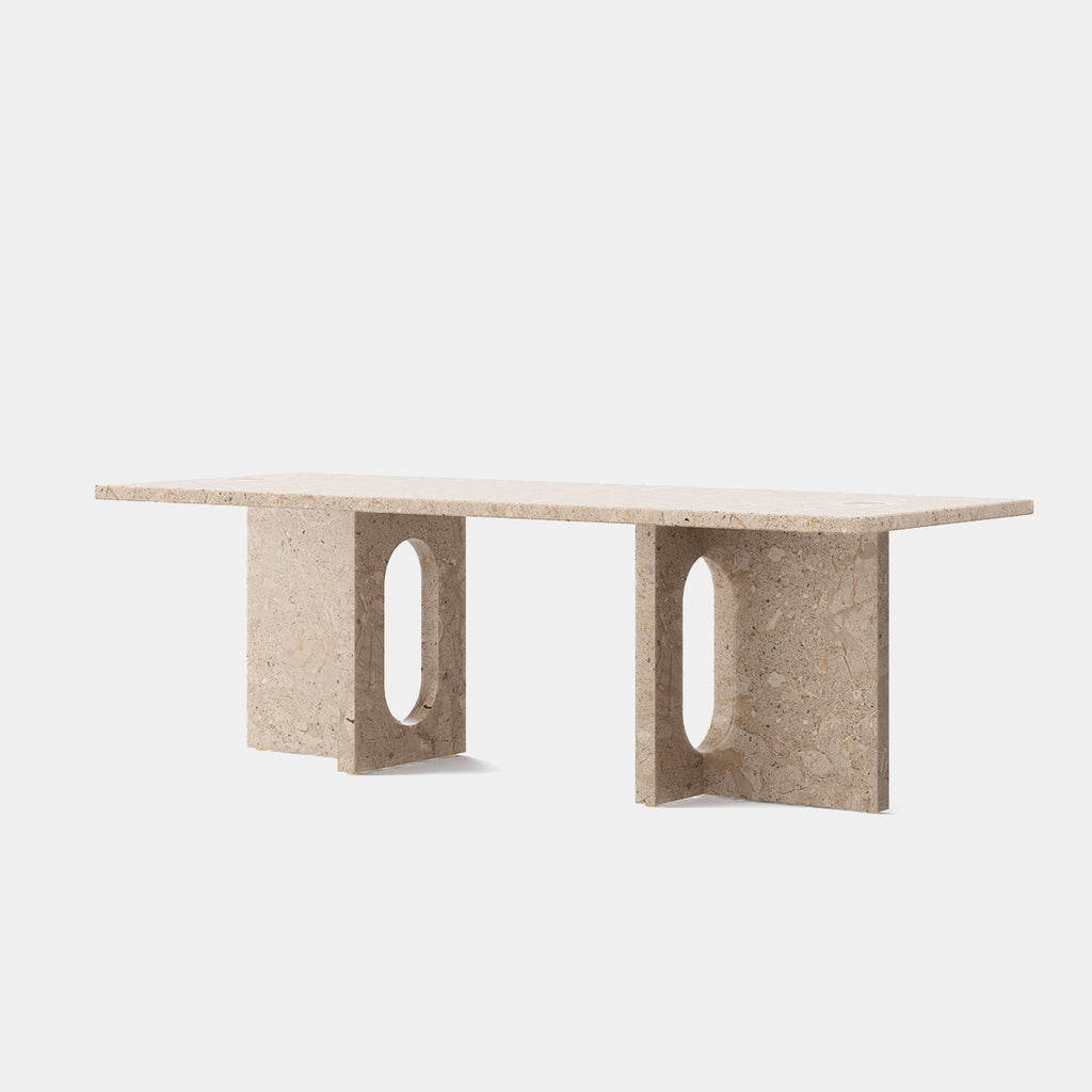 Androgyne Lounge Table by Audo Copenhagen in Kunis Breccia on neutral background